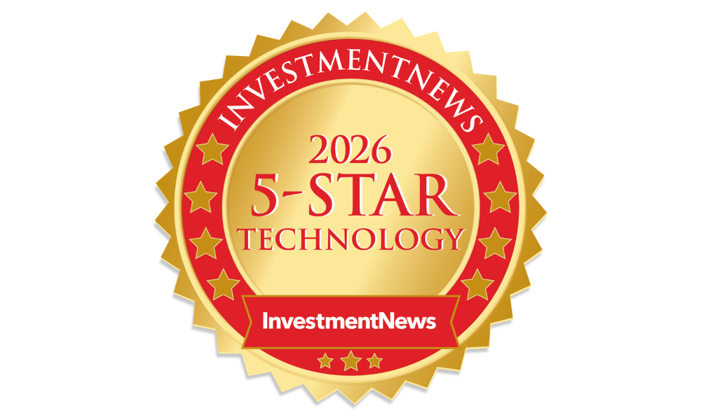 InvestmentNews 5 Star Technology Award 2026